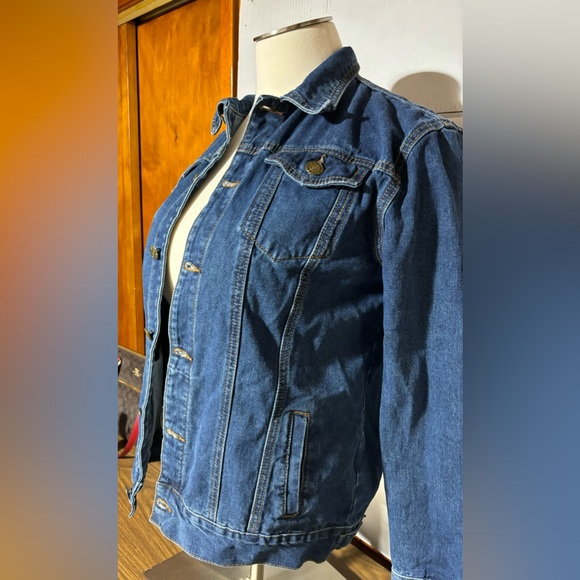 Vintage denim ladies 3X jacket. Tag reads FASHION Art of Cowboy Guarante… - Picture 3 of 8